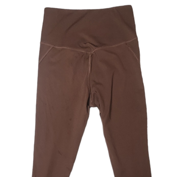 Girlfriend Collective Compressive High Waisted Leggings sz M earth brown #4008 - Picture 7 of 12